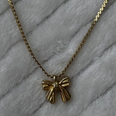 Collier nœud doré Evryjewls