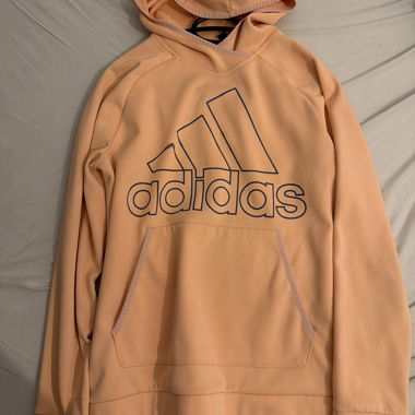 Peach Adidas Hoodie