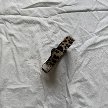 Leo print belt, size xs