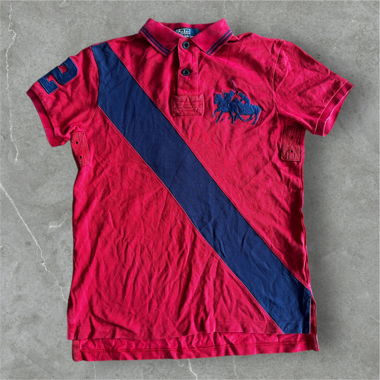 red polo shirt 