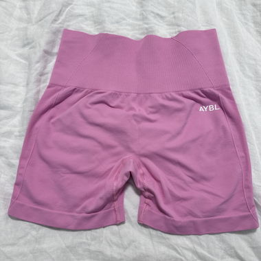 Pink AYBL sports shorts