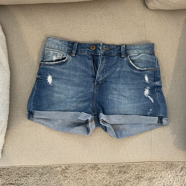 Short in denim Bershka