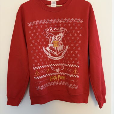 Pull rouge de Noël Harry Potter