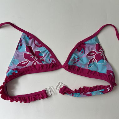 Top bikini a fiori