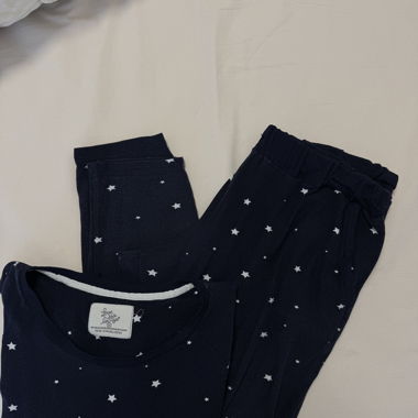 Pyjama Blau-Nacht Sterne