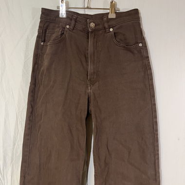 Braune wideleg Jeans