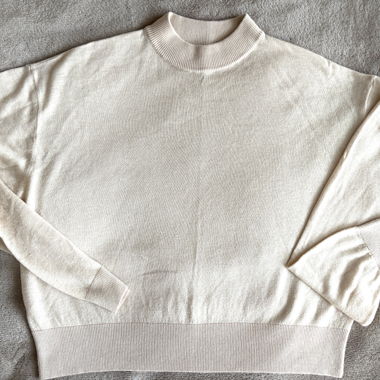 Pull en maille Zara, taille S, beige, excellent état