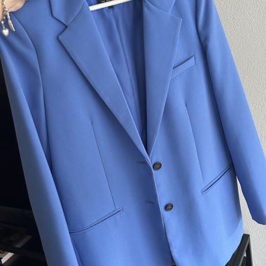 Blazer bleu ZARA, taille S