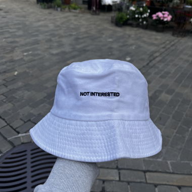 White Bucket Hat