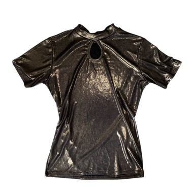 90s metallic top 