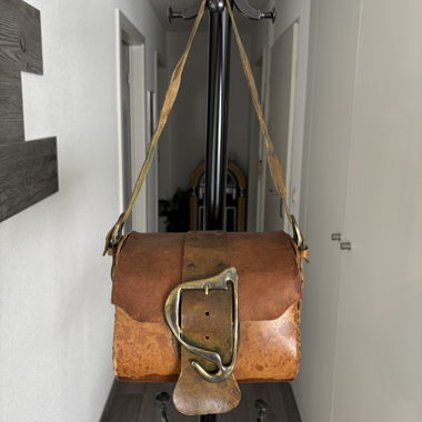 Vintage-Ledertasche