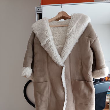 Leder-Pelz Mantel Ermanno Scervino