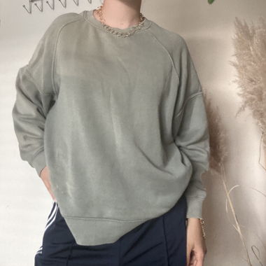 Pull&Bear Sweatshirt grün M