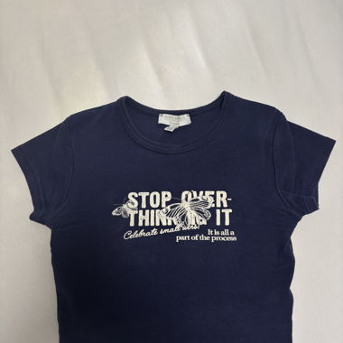 Navy blue top