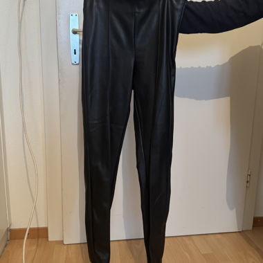 Pantalon simili-cuir ZARA