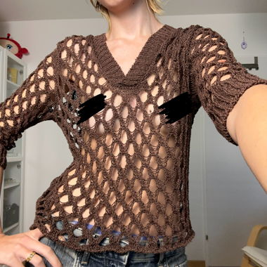 knitted sweater (for layering)