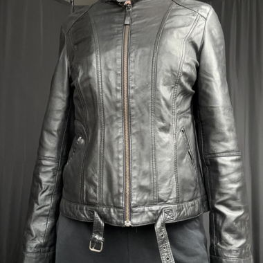 Faux leather jacket