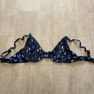 Bikini Top with Floral Print