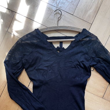 Pull cintré Morgan noir