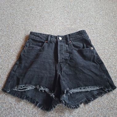 Short en jean noir, UE 36