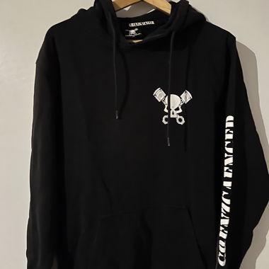 GRENZGAENGER Kapuzenpullover schwarz