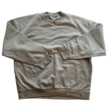 Sweatshirt oversize WEEKDAY crème