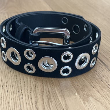 Black Belt with Silver Studs