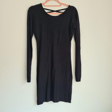 Chicoree Black Knit Mini Dress