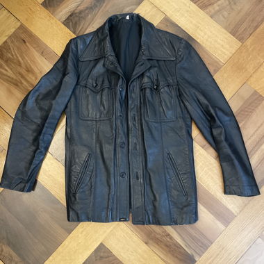 Lederjacke schwarz