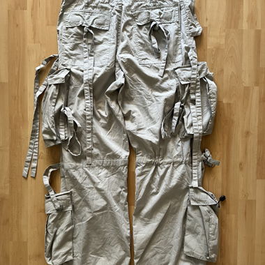 Beige Cargo Pants
