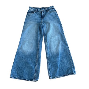 Jeans a gamba larga