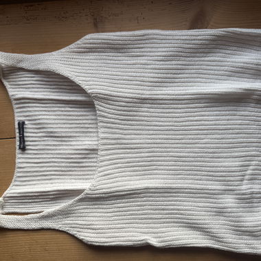 Top en maille blanc