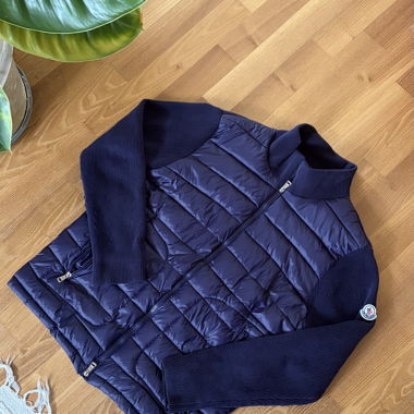 Men's Moncler Cardigan - Navy Blue