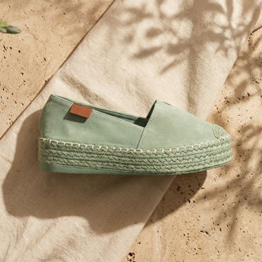 Espadrilles vert menthe