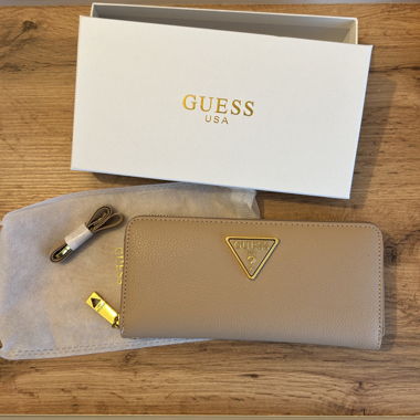 Guess Portemonnaie gross beige creme