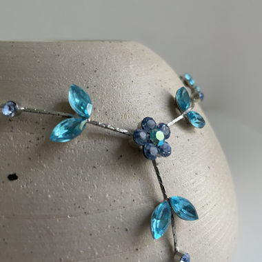 Blue stone neckless