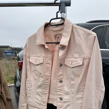 Jeansjacke Hellrosa