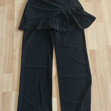 Mango Black Pleated Pants