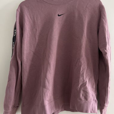 Felpa Nike rosa girocollo
