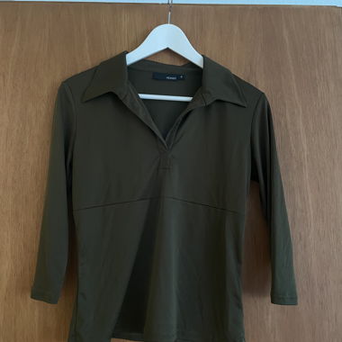 Blouse kaki Hennes, taille M