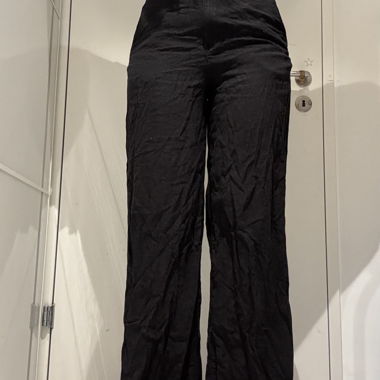 Pantalon en lin noir