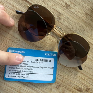 Lunettes rondes Ray-Ban sur ordonnance -1,00