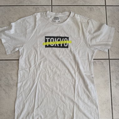 White TOKYO Printed T-Shirt