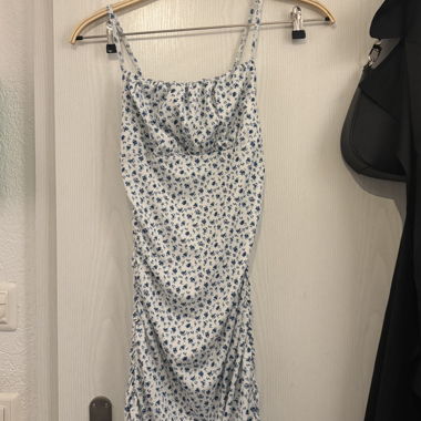 Printed spaghetti-strap dress