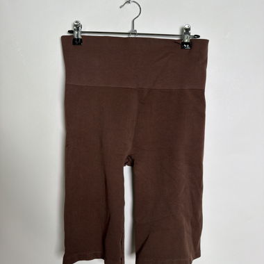 Braune Biker-Shorts