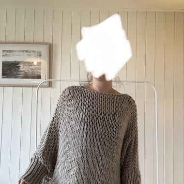 Pull robe en tricot 