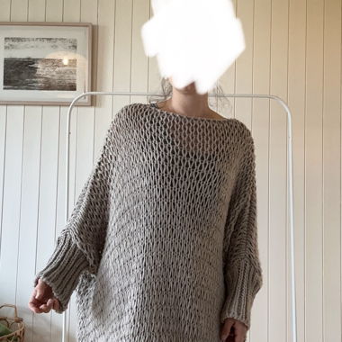 Pull robe en tricot 