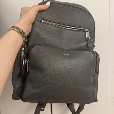 Zaino in pelle BOSS «Highway»