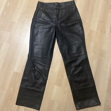 Pantaloni in pelle 5 tasche
