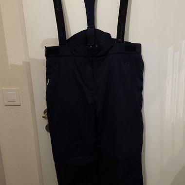 Dunkelblaue Skihose mit Trägern
